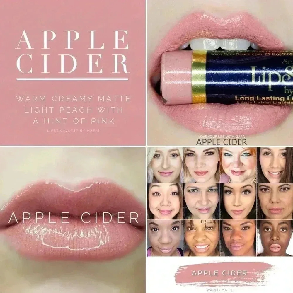 Lipsense Apple Cider Full Size Sealed Pink Brand New